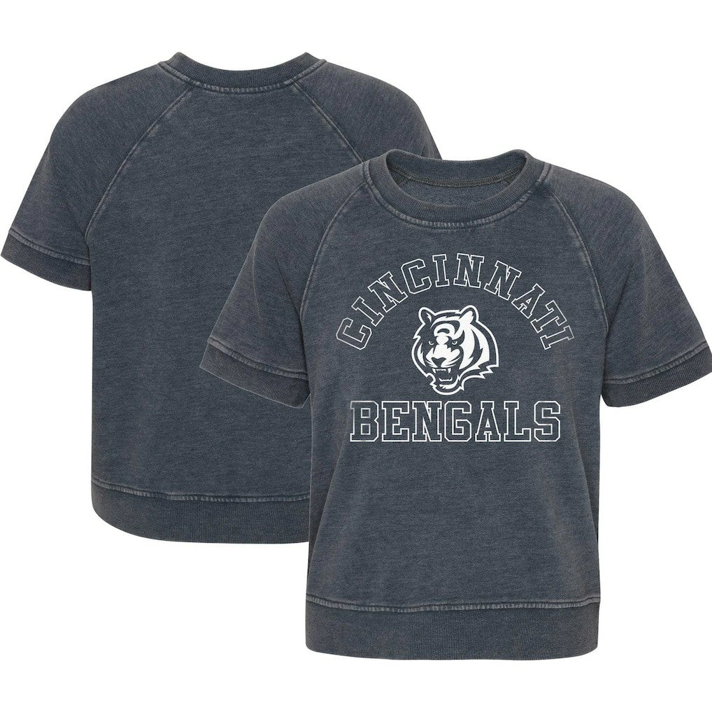NFL Cincinnati Bengals Girls Juniors Cheer Squad Raglan T-Shirt