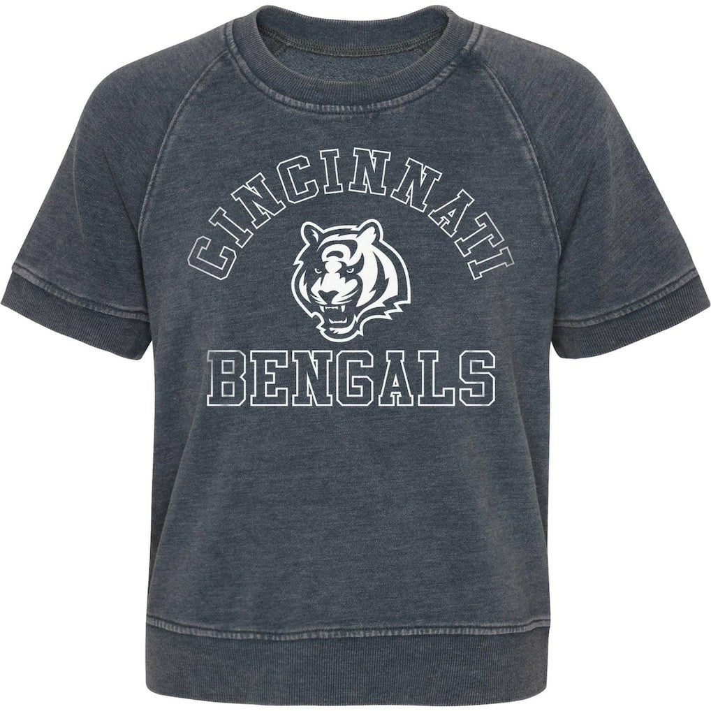 NFL Cincinnati Bengals Girls Juniors Cheer Squad Raglan T-Shirt
