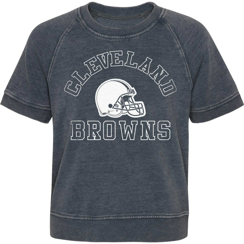 NFL Cleveland Browns Girls Juniors Cheer Squad Raglan T-Shirt