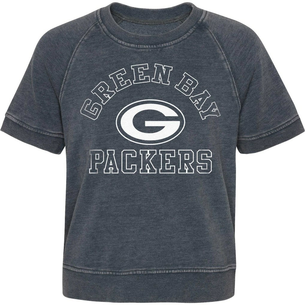 NFL Green Bay Packers Girls Juniors Cheer Squad Raglan T-Shirt
