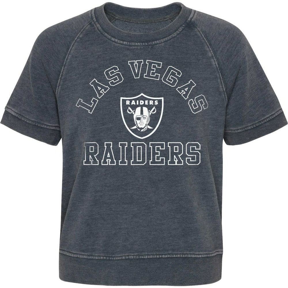 NFL Las Vegas Raiders Girls Juniors Cheer Squad Raglan T-Shirt