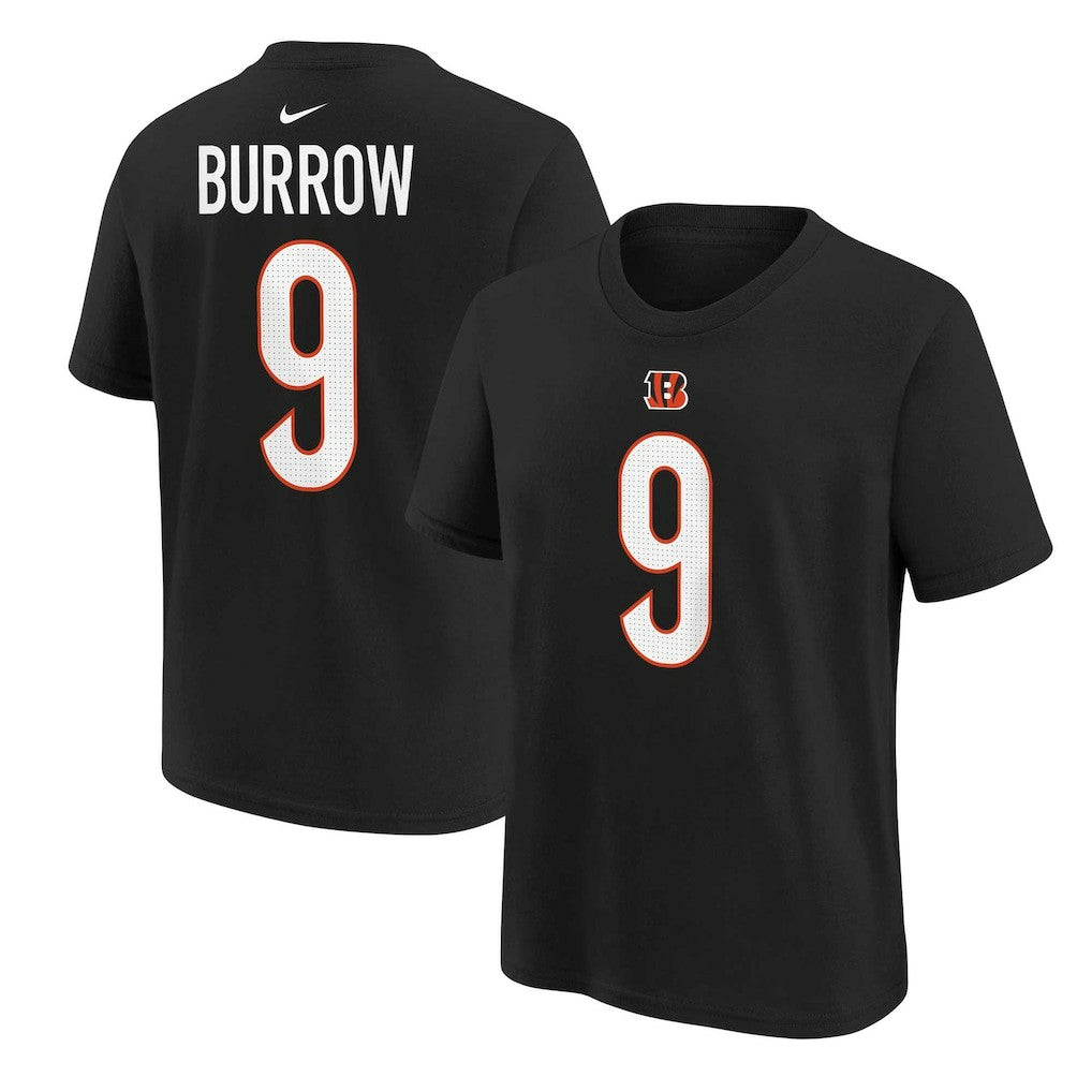 NFL Cincinnati Bengals Joe Burrow  Youth Player Name & Number T-Shirt