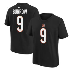 NFL Cincinnati Bengals Joe Burrow  Youth Player Name & Number T-Shirt