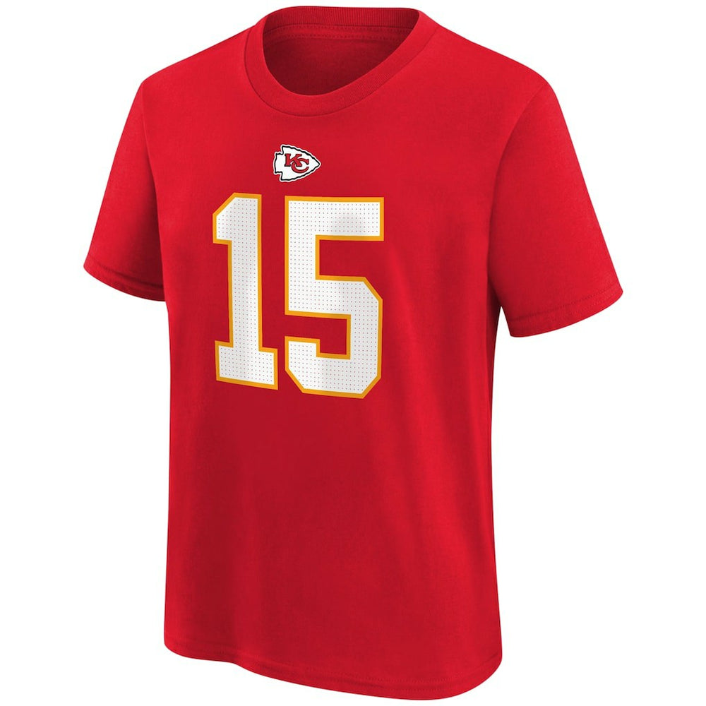 NFL Kansas City Chiefs Patrick Mahomes  Youth Player Name & Number T-Shirt