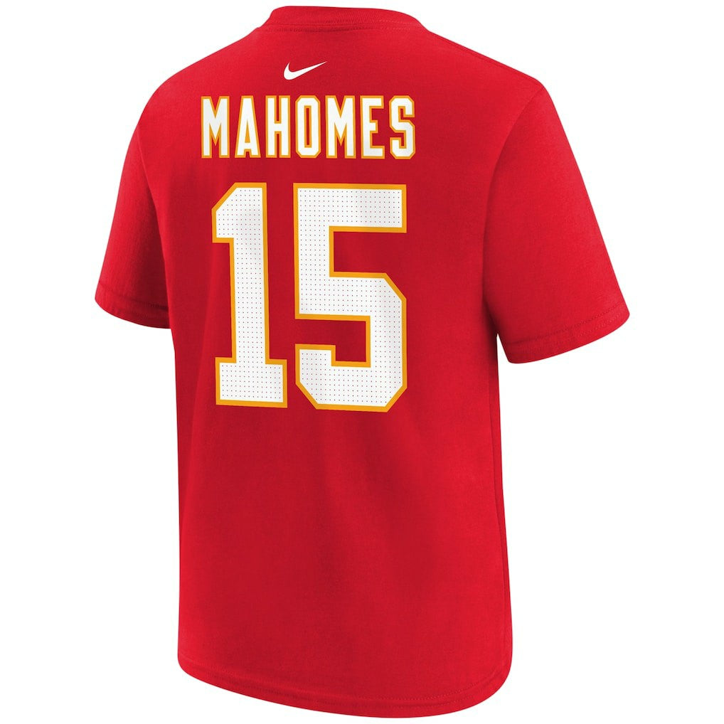 NFL Kansas City Chiefs Patrick Mahomes  Youth Player Name & Number T-Shirt