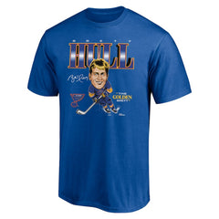 Brett Hull St. Louis Blues Player Caricature T-Shirt
