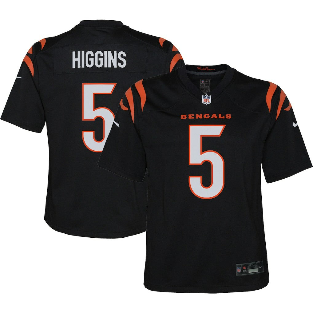NFL Cincinnati Bengals Tee Higgins  Youth Game Jersey