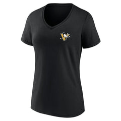 Pittsburgh Penguins Women's Territorial V-Neck T-Shirt