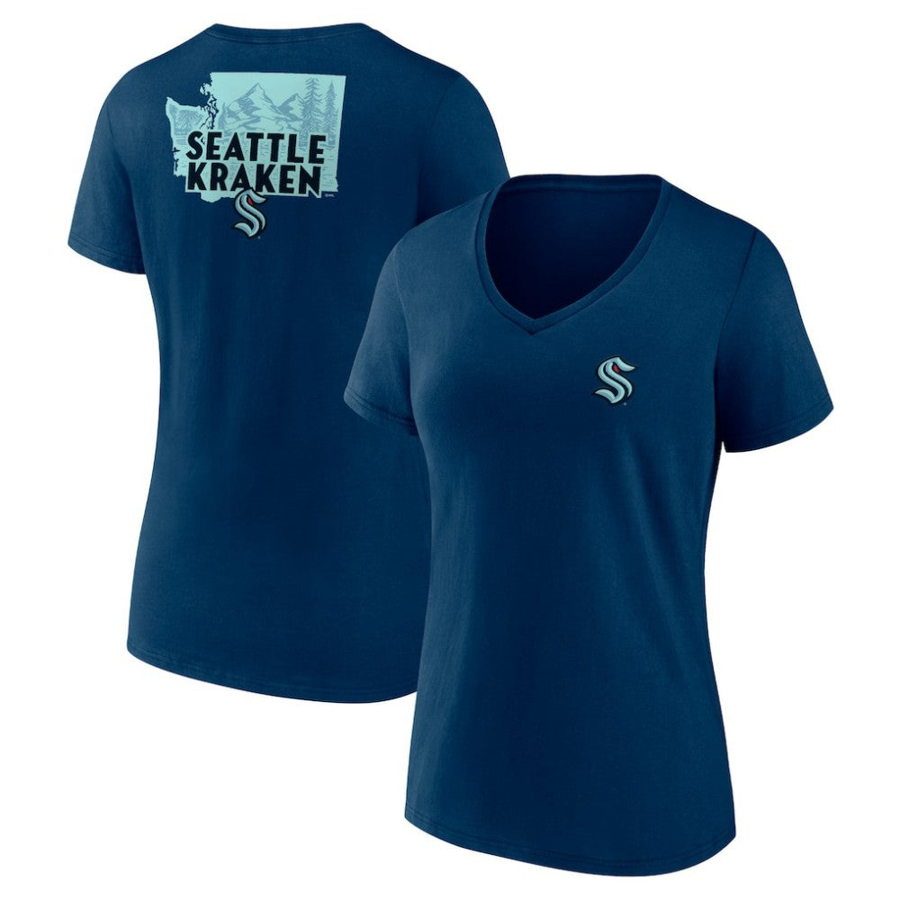 Seattle Kraken Women's Territorial V-Neck T-Shirt