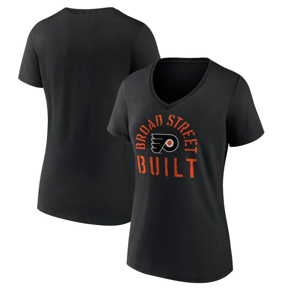 Philadelphia Flyers Women's Shout Out V-Neck T-Shirt