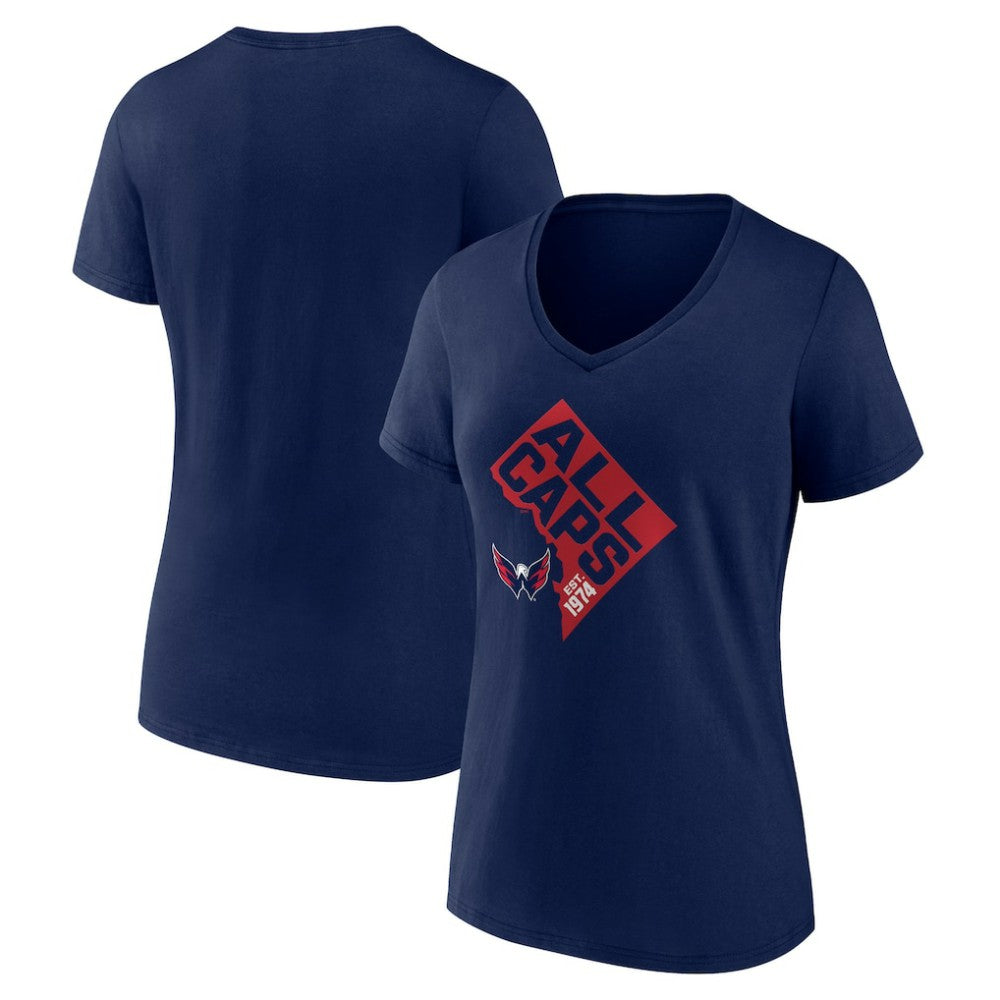 Washington Capitals Women's Shout Out V-Neck T-Shirt