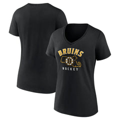 Boston Bruins Women's Proclamation V-Neck T-Shirt