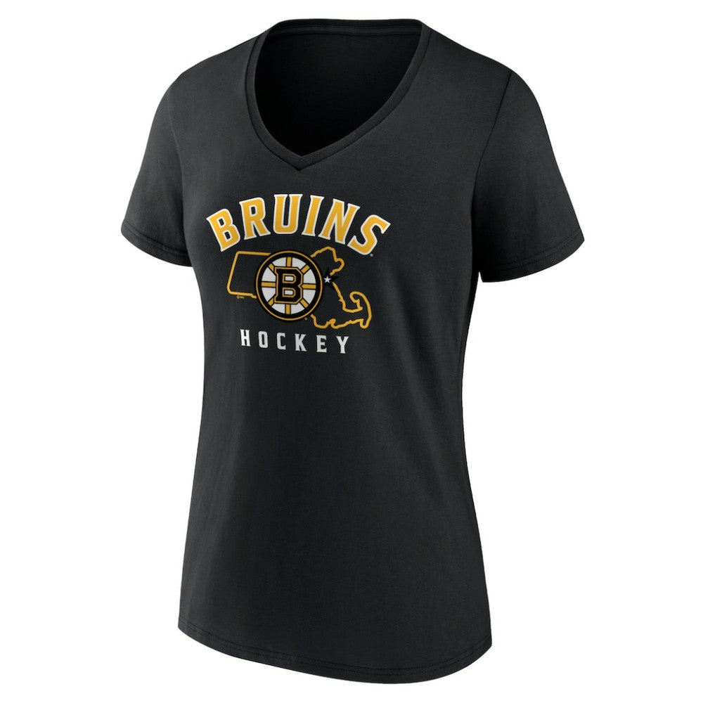 Boston Bruins Women's Proclamation V-Neck T-Shirt