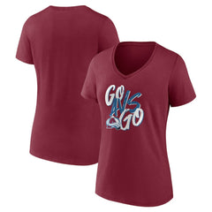 Colorado Avalanche Women's Proclamation V-Neck T-Shirt