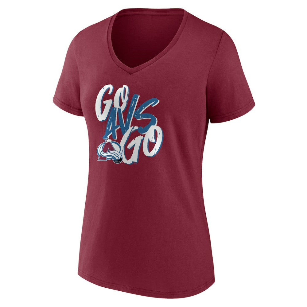 Colorado Avalanche Women's Proclamation V-Neck T-Shirt