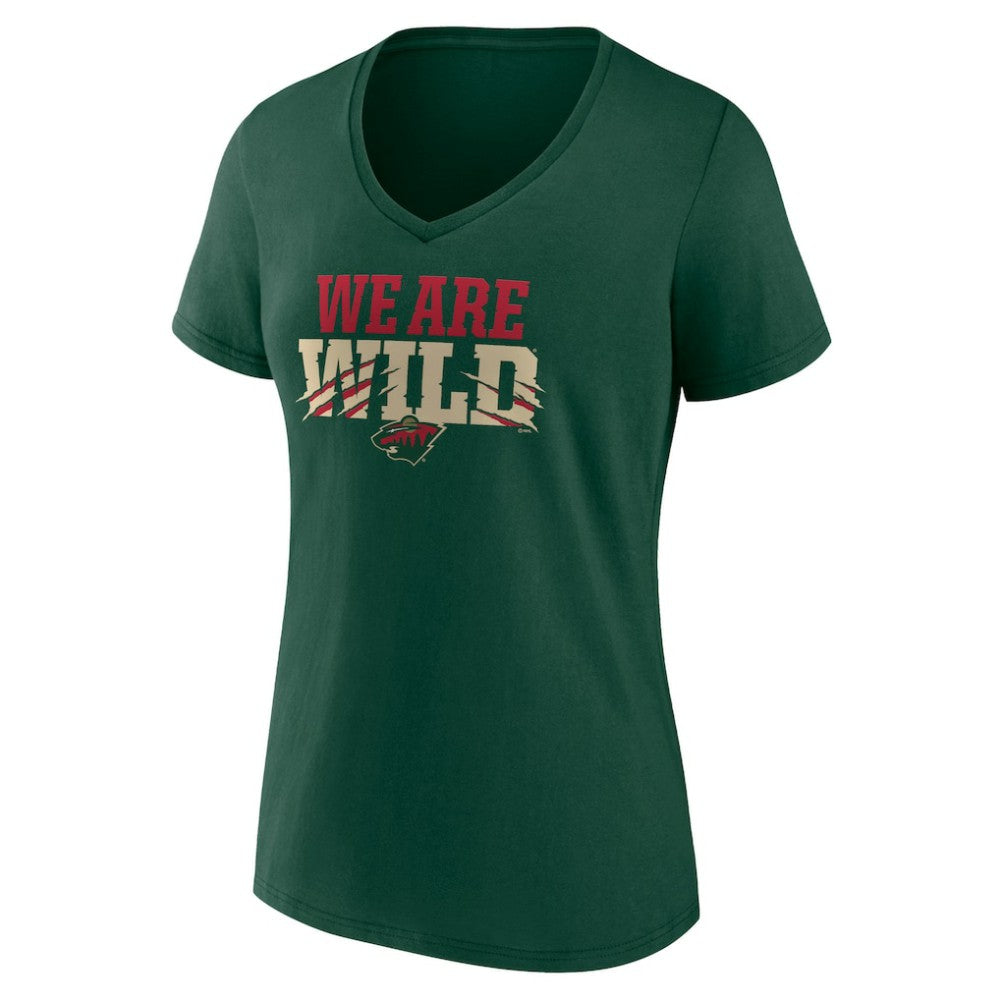 Minnesota Wild Women's Proclamation V-Neck T-Shirt