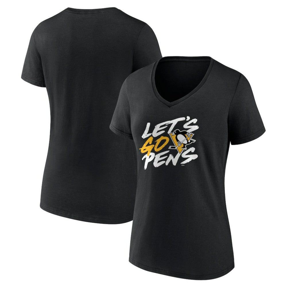 Pittsburgh Penguins Women's Proclamation V-Neck T-Shirt