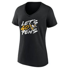 Pittsburgh Penguins Women's Proclamation V-Neck T-Shirt