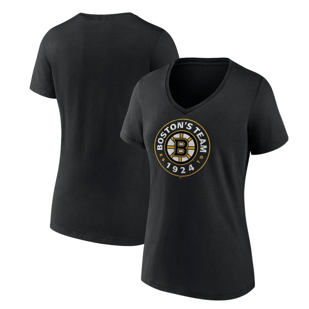 Boston Bruins Women's Represent V-Neck T-Shirt