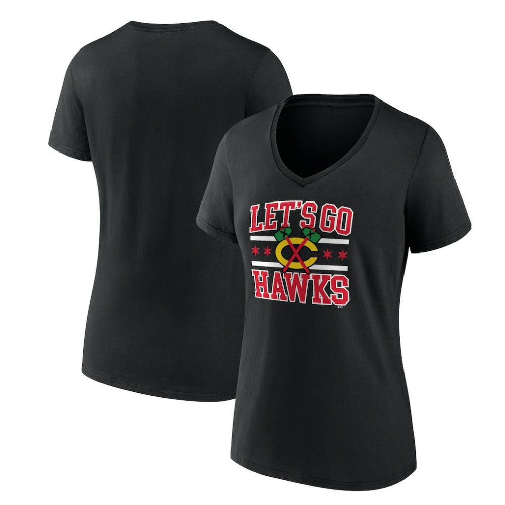Chicago Blackhawks Women's Represent V-Neck T-Shirt