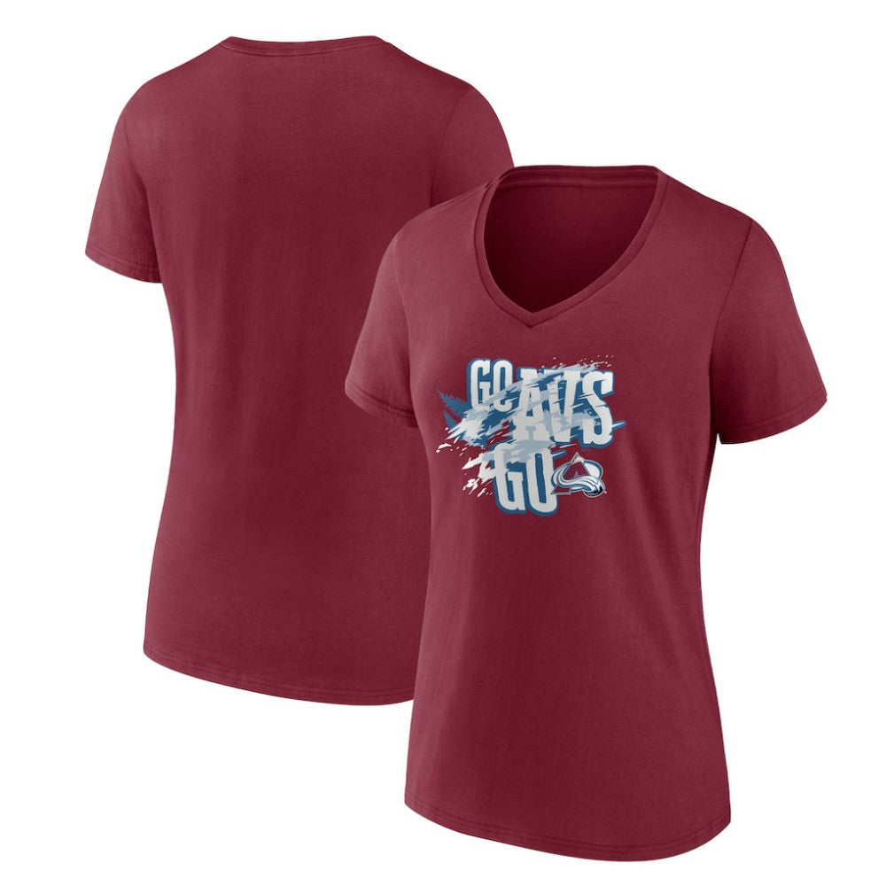 Colorado Avalanche Women's Represent V-Neck T-Shirt