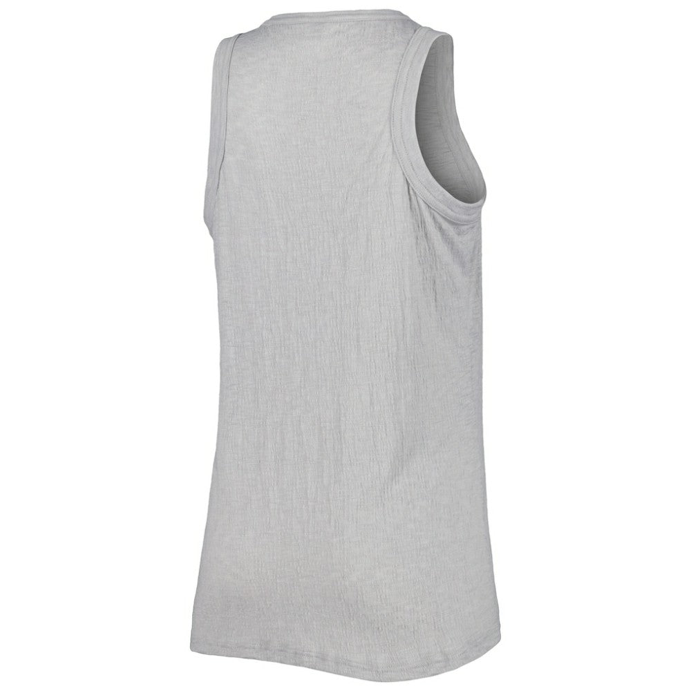 Pittsburgh Pirates Soft as a Grape Women's Tri-Blend Tank Top - Gray