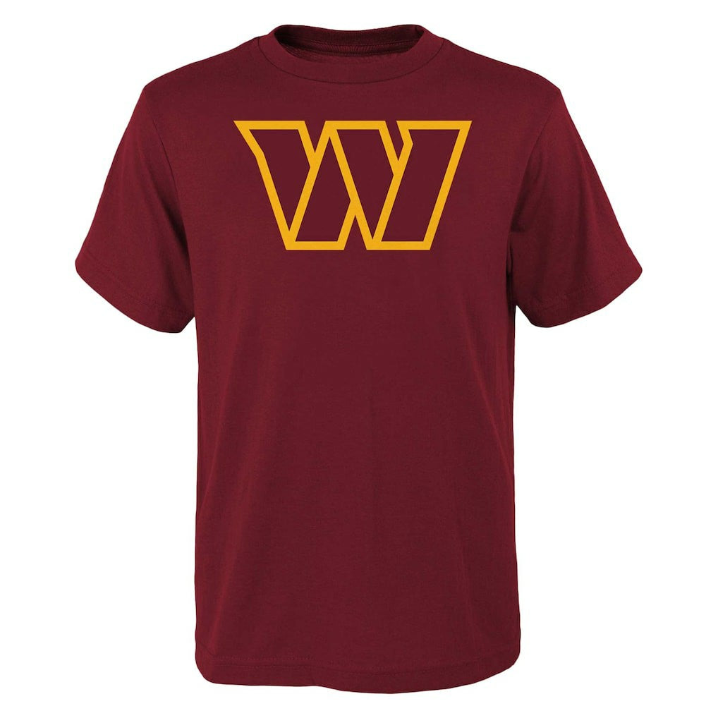 NFL Washington Commanders Outerstuff Youth Primary Logo T-Shirt