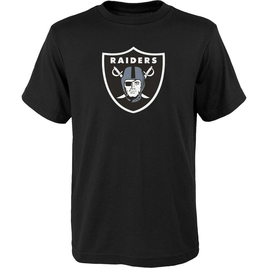 NFL Las Vegas Raiders Outerstuff Youth Primary Logo T-Shirt