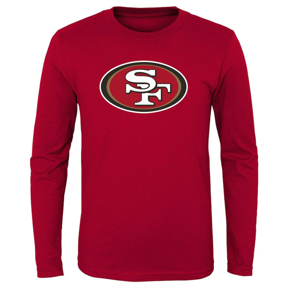 NFL San Francisco 49ers Youth Primary Logo Long Sleeve T-Shirt