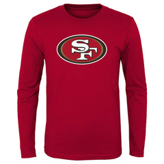 NFL San Francisco 49ers Youth Primary Logo Long Sleeve T-Shirt