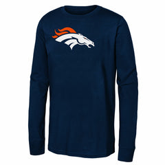 NFL Denver Broncos Youth Primary Logo Long Sleeve T-Shirt