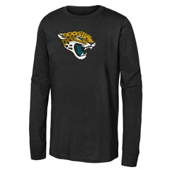 NFL Jacksonville Jaguars Outerstuff Youth Primary Logo Long Sleeve T-Shirt