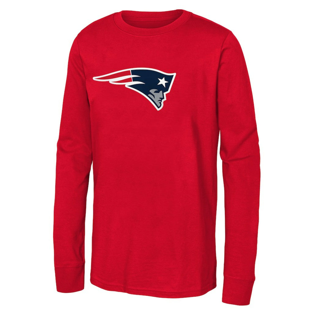 NFL New England Patriots Youth Primary Logo Long Sleeve T-Shirt