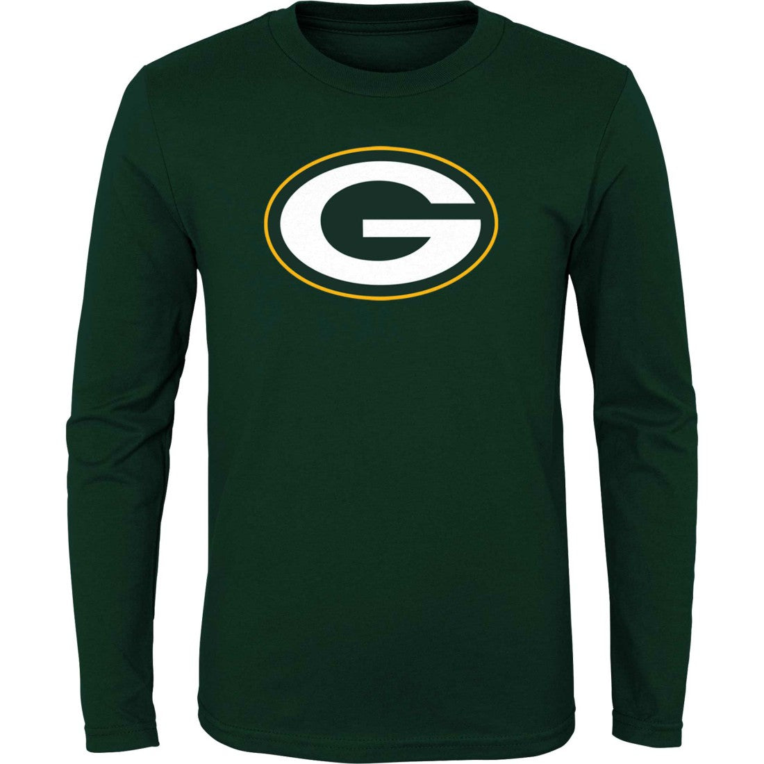 NFL Green Bay Packers Youth Primary Logo Long Sleeve T-Shirt