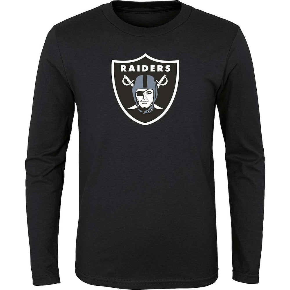 NFL Las Vegas Raiders Youth Primary Logo Long Sleeve T-Shirt
