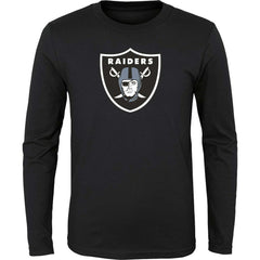 NFL Las Vegas Raiders Youth Primary Logo Long Sleeve T-Shirt