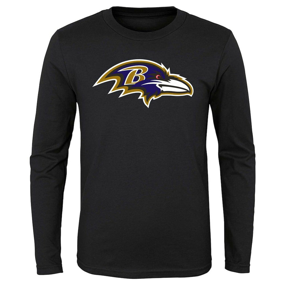 NFL Baltimore Ravens Youth Primary Logo Long Sleeve T-Shirt