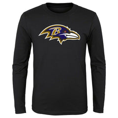 NFL Baltimore Ravens Youth Primary Logo Long Sleeve T-Shirt