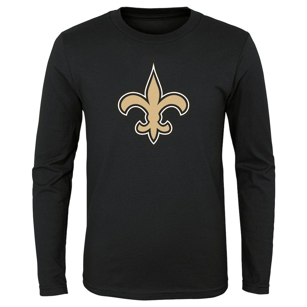 NFL New Orleans Saints Youth Primary Logo Long Sleeve T-Shirt