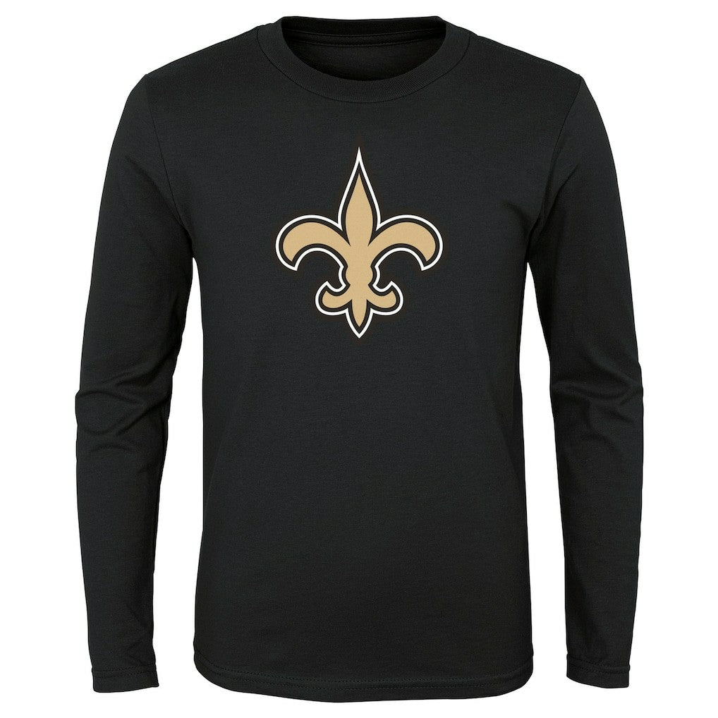 NFL New Orleans Saints Youth Primary Logo Long Sleeve T-Shirt