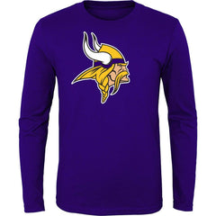 NFL Minnesota Vikings Youth Primary Logo Long Sleeve T-Shirt