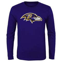 NFL Baltimore Ravens Preschool Primary Logo Long Sleeve T-Shirt