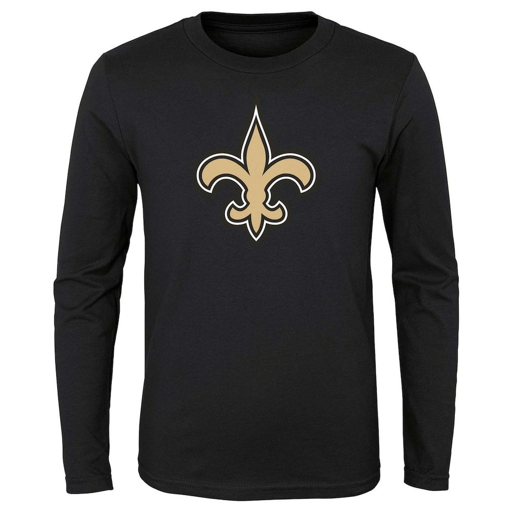 NFL New Orleans Saints Preschool Primary Logo Long Sleeve T-Shirt