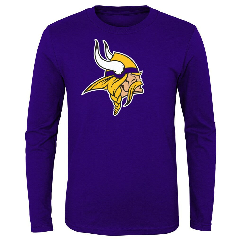 NFL Minnesota Vikings Preschool Primary Logo Long Sleeve T-Shirt