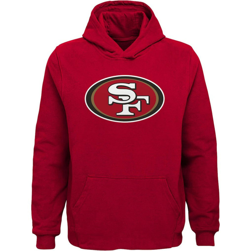 NFL San Francisco 49ers Youth Team Logo Pullover Hoodie