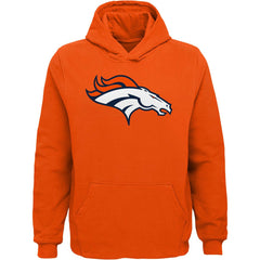 NFL Denver Broncos Youth Team Logo Pullover Hoodie