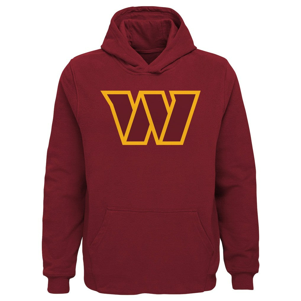 NFL Washington Commanders Youth Team Logo Pullover Hoodie