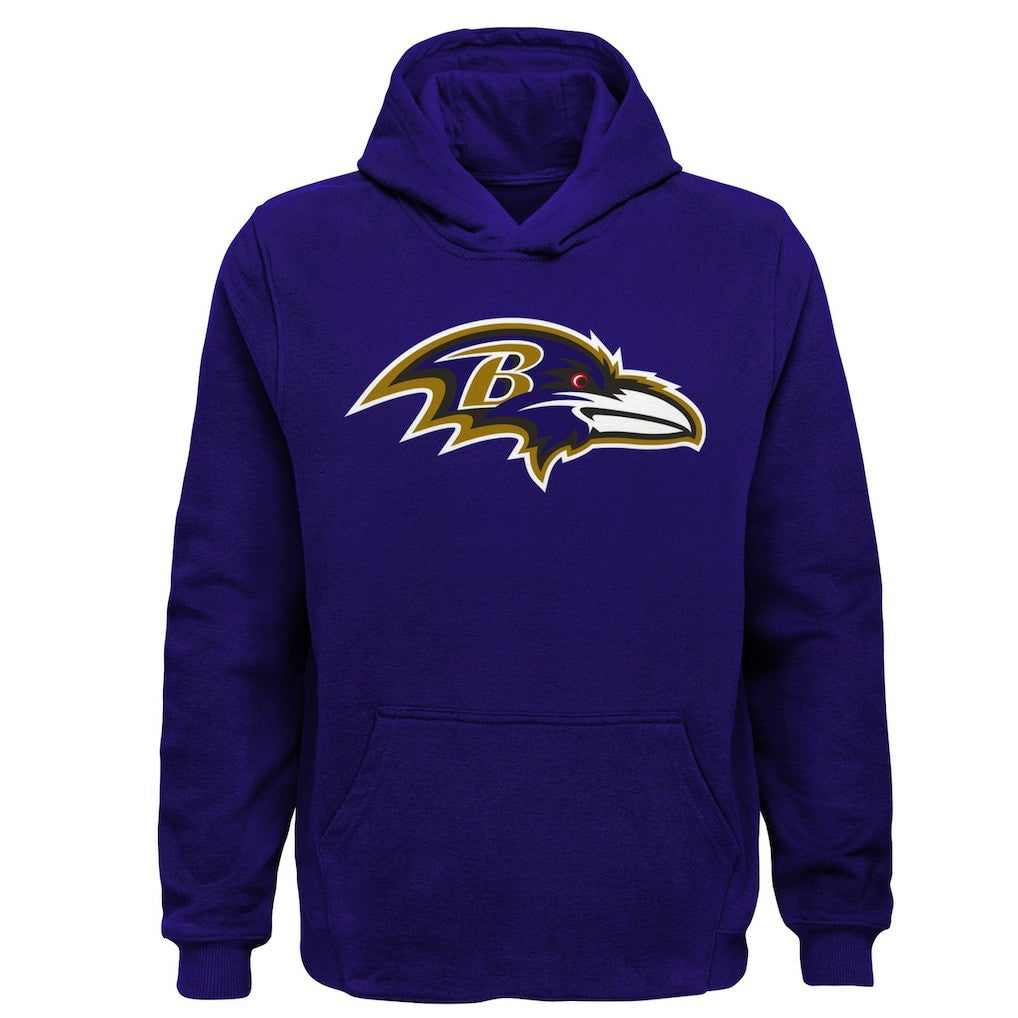 NFL Baltimore Ravens Youth Team Logo Pullover Hoodie