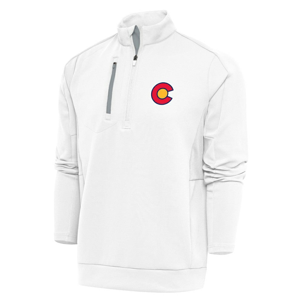 Colorado Avalanche Antigua Special Edition 2.0 Generation Quarter-Zip Pullover Top