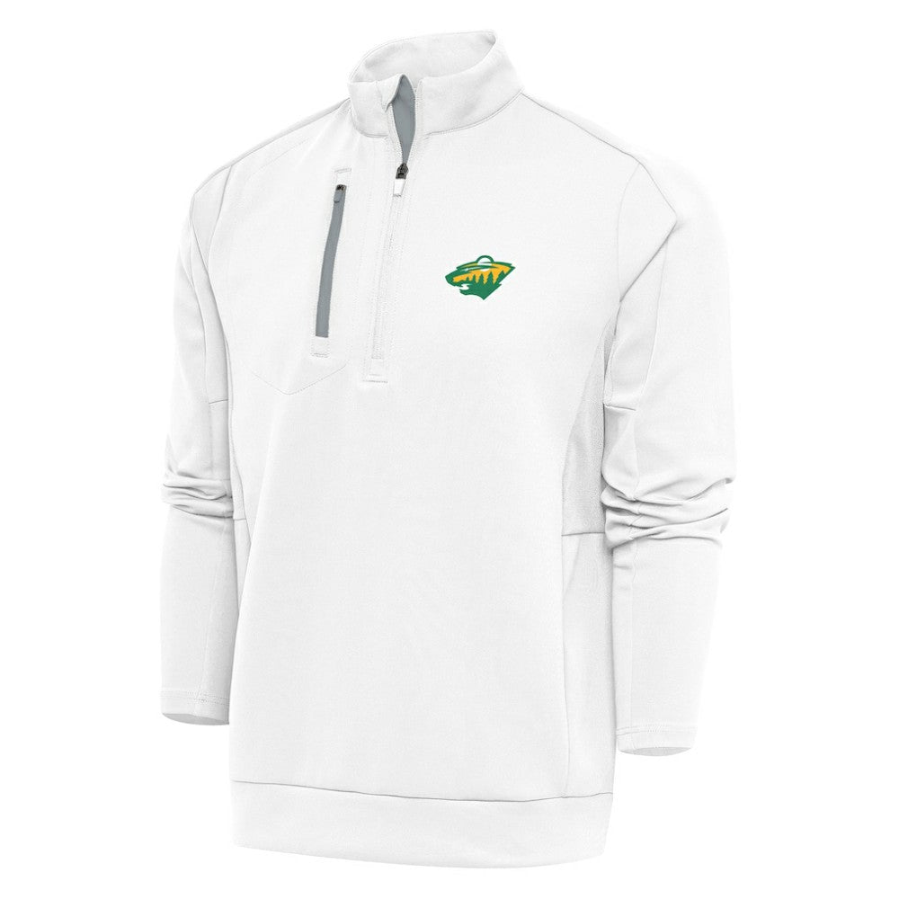 Minnesota Wild Antigua Special Edition 2.0 Generation Quarter-Zip Pullover Top
